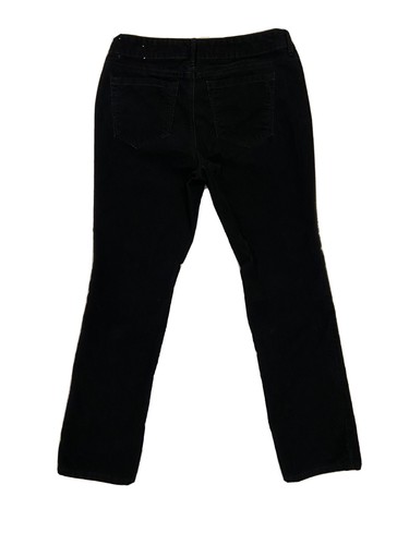 Ann Taylor Loft Modern Straight Corduroy Pants Black Size 29x28 EUC - Picture 8 of 9