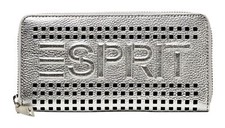 ESPRIT Aimee Zip Around Wallet Geldbörse Silver silberfarben Neu