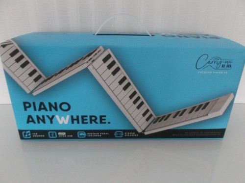 Handgepäck Piano Anywhere 88 Tasten weiß klappbares Digitalpiano - Bild 5 von 5