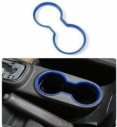 Interior Front Cup Holder Frame Cover Trim Bezel for 11-17 Jeep Wrangler JK Blue - Picture 2 of 7