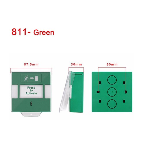 Manueller 86 Typ zurücksetzbarer zweifarbiger LED Ton und Licht Notfall Alarmschalter - Bild 18 von 23