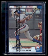 1999 Topps Finest Refractor With Protector #55 Vladimir Guerrero Expos HOF