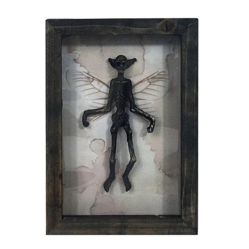 Gothic Wohndeko Mumifizierte Fee Skelett Hexen Poster Statue Gemälde - Bild 8 von 12
