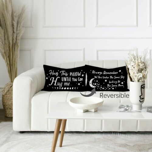 Hug Me Moon Pillow Covers Girlfriend Boyfriend Remember Me Gifts Decorative New - Picture 6 of 11