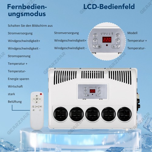 Parkklimaanlage Elektrische 12V Klimaanlage Für LKW PKW Wohnmobil Wohnwagen DE - Bild 4 von 16