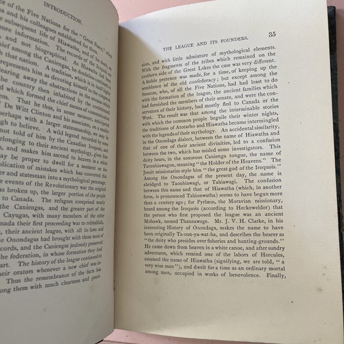 1883 RARE The Iroquois Book of Rites Horatio Hale Philadelphia Hardcover - Picture 12 of 14