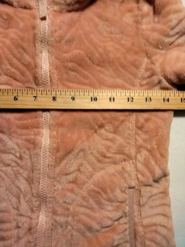 Roxy Girls Igloo Zip Up Fleece Soft Feminine & Warm 2 Pockets Faux Fur - Picture 13 of 14