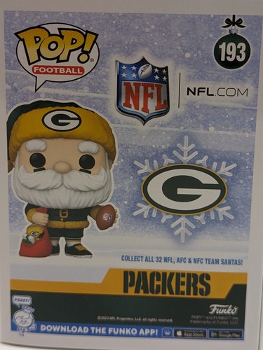 Fanatics Funko Pop Santa Christmas Vinyl Figure NFL Football Choose One - Picture 34 of 49