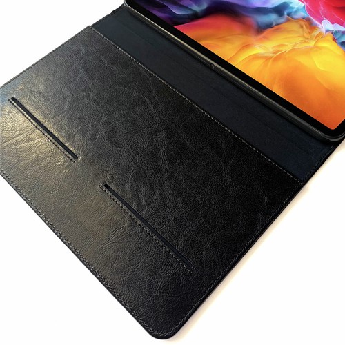 Leder Stand Case Apple iPad Pro 11" 2021 2.Gen Tasche Schutzhülle Tablet Cover - Picture 5 of 12