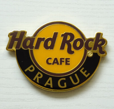 Magnet Hard Rock Cafe Prague Prag Classic Logo größerer Schriftzug NEU