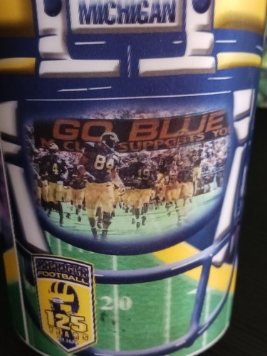 University of Michigan Wolverines Football Holographic 32oz Stadium Cup USA Made - Picture 24 of 24