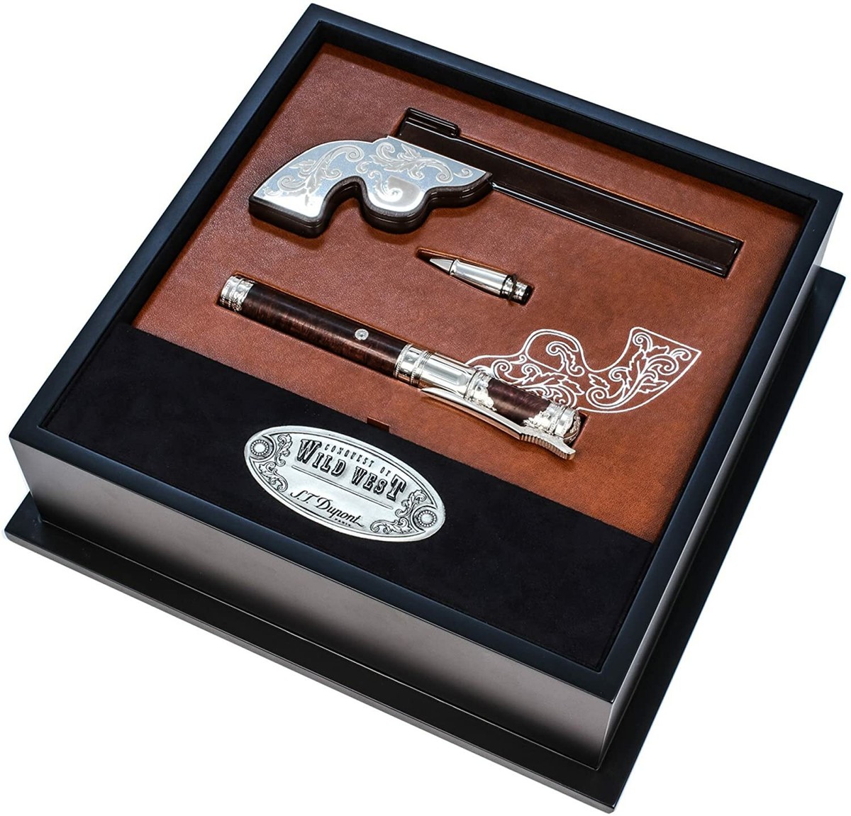 S.T. Dupont Wild West Writing Kit, Fountain with Stand, 141065C2