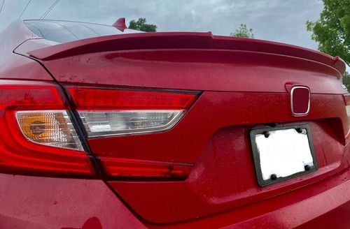 FITS 2018-2022 HONDA ACCORD 10TH GEN BLACK REAR TRUNK SPOILER LID WING NEW - Picture 7 of 12