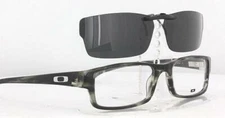 Custom Fit Polarized CLIP-ON Sunglasses For Oakley SERVO OX1066 51x18 1066