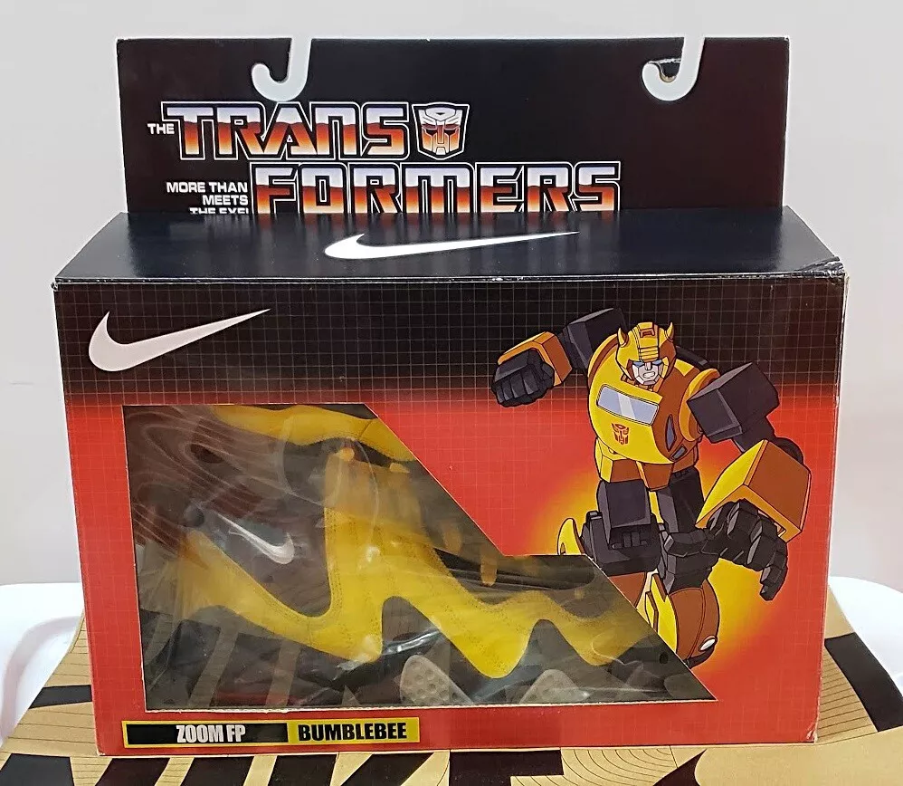 2009 NIKE X TRANSFORMERS ZOOM FP SUPREME BUMBLEBEE 378401 701 TAILLE 8,5 VINTAGE