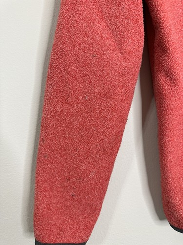 Drury Red Columbia Long Sleeve Fleece 1/4 Button Up Women’s Size Small - Picture 8 of 12
