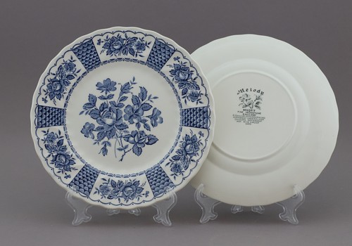 Myott "Melody" piezas a elegir: plato placa jarra taza Inglaterra azul - Imagen 28 de 28