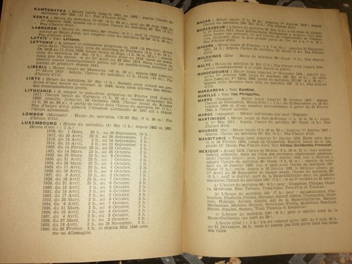 ASTROLOGIE EPHEMERIDES ASTRONOMIQUES QUOTIDIENNES POUR 1947 CAHIERS ASTROLOGIQUE - Picture 2 of 2