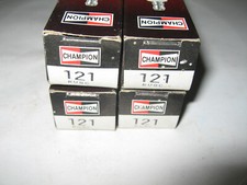 Champion 121 RV8C Nickel Spark Plug, Made in USA, New Old Stock, Pack of 4