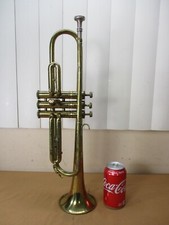 Vintage LYRIC Brass Trumpet Horn  Mouthpiece SN 51540 Wurlitzer  -NICE SOUND-
