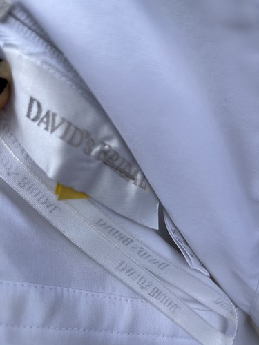 Davids Braut trägerlos Hochzeitskleid Gr. 18, weiß - Bild 11 von 13
