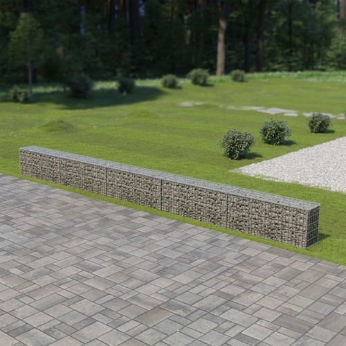 Gabionenwand Verzinkter Stahl 600x30x50 cm Mauersteinkorb Steinkorb Drahtkorb