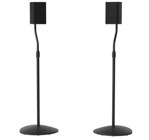 Adjustable Height Speaker Stand - Extends 28" to 38" Set of 2