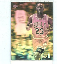 MICHAEL JORDAN 91-92 Upper Deck AWARD WINNERS MVP HOLOGRAM AW4 CHICAGO BULLS