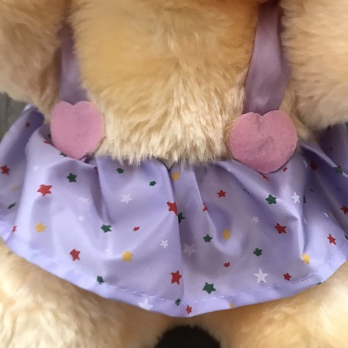 Rare Dan Dee Woolworth's Vintage Puppy Dog Plush 12” Purple Nose Eyes EXCELLENT - Picture 4 of 13