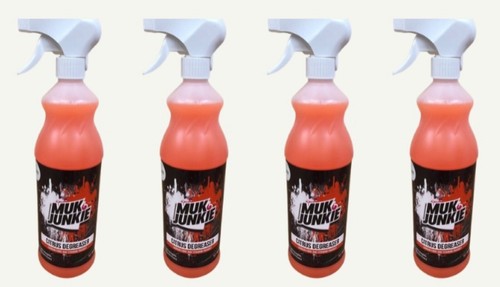 4 x 1 Litre Muk Junkie MX Citrus Degreaser MTB Motox Motocross Mx Offroad bikes  - Picture 1 of 3