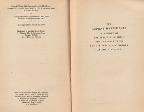 Sci Fi Novel: Ray Bradbury - The Day it Rained Forever - Penguin 1963 - Picture 3 of 4