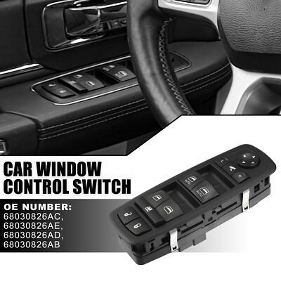 68030826AC Front Left Car Power Window Switch for Jeep Grand Cherokee 2011-2013
