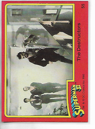 1980 Topps Superman II: The Destructors Card #55