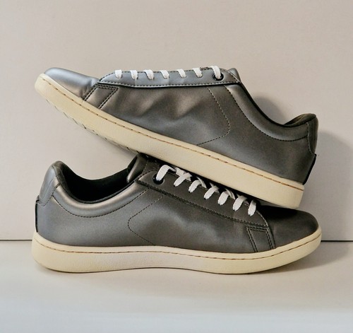 Lacoste Carnaby Evo Damen Sneaker Metallic Silver - Größe EU 39 / UK 5,5 - Bild 2 von 8