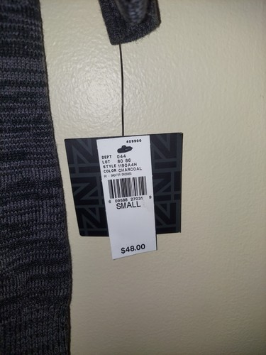 NWT Iz Byer Womens Sweater Dress Grey Charcoal Size Small Long Sleeve  - Picture 3 of 6