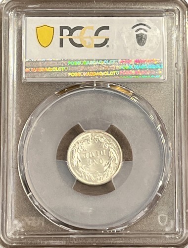 1912 S BARBER DIME PCGS MS65 - Picture 4 of 4