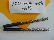 Lot: 2  NEW Walter Titex 8mm x 4-5/8" LEFT HAND HSS UFL Twist Drill Bits A1234-8