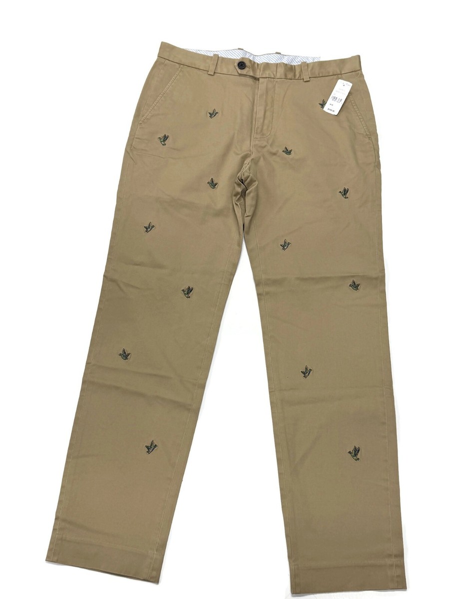 Brooks Brothers Milano Khaki Pants Mens 34 x 32 Duck Birds Brooks Brothers Milano Khaki Pants Mens 34 x 32 Duck Birds