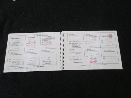 1987 1988 Porsche 924S Owner's Manual 924 S US Driver's & Maintenance Book - Picture 9 of 12