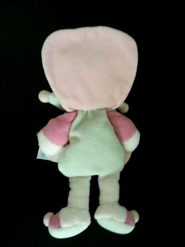 * KUSCHELTIER & CO PLÜSCH MAUS UMHANG ROSA GRÜN WEISS LEONIE HERZ EXC. ZUSTAND - Bild 6 von 6