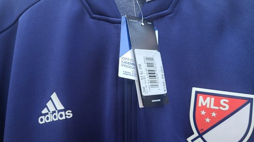 Chaqueta himno azul con cremallera completa All Star Game MLS 2018 Adidas para hombre NUEVA CON ETIQUETAS - Imagen 3 de 5