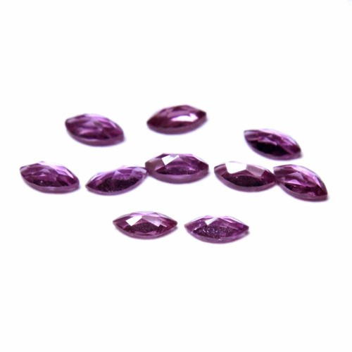 AAA+ Natural Rhodolite Garnet Faceted Marquise Calibrated Loose Gemstones - Picture 11 of 40