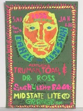 Rare 1969 OOAK Psychedelic Show Original Art Signed By Peter Seydel Vincent