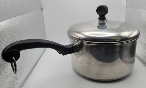 Farberware 18/10 Stainless Steel 2QT / 1.9L Sauce Pan W/ Lid - Picture 2 of 9