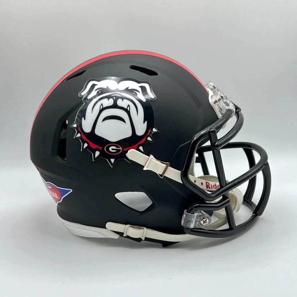 Georgia Bulldogs CUSTOM Concept Matte Black UGA Mini Football
