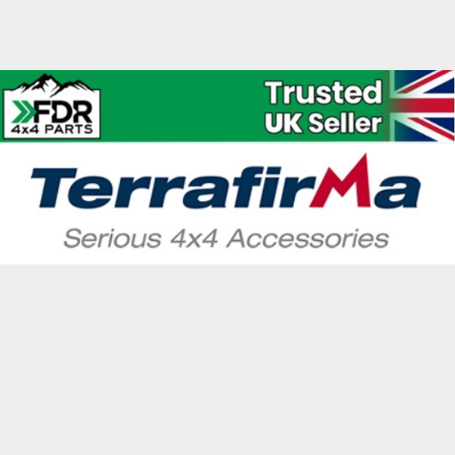 Front Solid Brake Discs Crossed-Drilled (Pair) For Land Rover Defender 90 110 - Picture 3 of 8