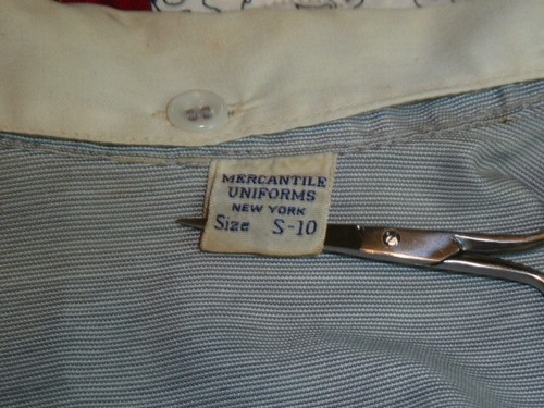 Vestido Completo Vintage Uniforme de Enfermera Militar Cruz Roja Post Segunda Guerra Mundial Estados Unidos - Imagen 10 de 10