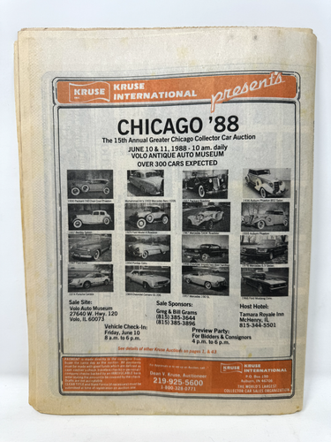 Lot of 8 Old Cars Weekly News and Marketplace 1988, Antique Mercedes, V16 Cars - Picture 3 of 18