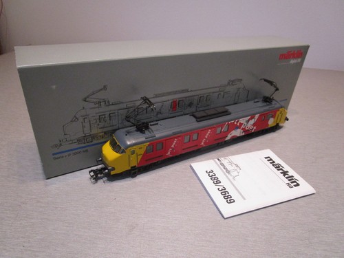 Märklin 3608 E-Lok Elektrolokomotive "ptt post" Br 3004 NS H0 Digital - Bild 1 von 7