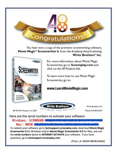 movie magic screenwriter 2000 movie magic screenwriter 2000